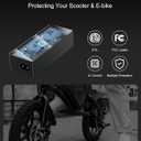 WUKUR 42V Charger Compatible with Jetson Electric Bike Charger for Jetson Bolt/Bolt Pro/Adventure/Metro/Journey/LX10/Atlas/J5/J8 JY-420150 for Jetson Eris Pro/Ora Pro/Racer/Rhythm Scooters