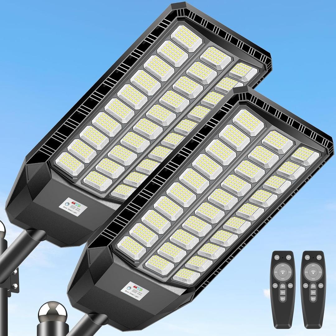 Deepn 12000W Solar Lights Outdoor Waterproof with Motion Sensor, TW030