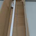 Expandable Closet Rod for Wire Shelf Hanging Clothes Adjustable Heavy Duty Closet Hanging Rod Extender Heavy Duty Hanger Bar Metal Poles for Wardrobes Hanger, 1 Pack (24-41 Inch,White)