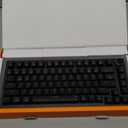 Newmen GM326 75% Percent Mechanical Keyboard,Wired Mini Backlit Hot Swappable Gaming Mechanical Keyboard with Knob,82 Keys Anti-Ghosting Compact Black Gaming Keyboards for PC Win Mac,Red Switch