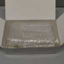 Sea Team Clear Glass Icicles Drops Ornaments for Christmas Tree Decorations, 3.9-5.9 inches, Set of 36