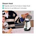Baby Brezza Smart Baby Bottle Warmer, Breastmilk Warmer Defroster Free App - Different Temperatures for Breastmilk Formula Universal Fit for All Bottles Milk Bags Calentador de Biberones
