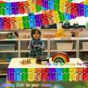 6 Pack 59Ft Rainbow Parade Floats for Trailer Car, Colorful Wavy Foil Fringe Garland Tinsel Streamers Hanging Banner Table Skirts for Graduation Homecoming Holiday Birthday Pride Party (Rainbow)