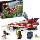 LEGO Star Wars Jedi Bobs Starfighter Buildable Toy Vehicle, Brick Built Star Wars Starship with Jedi Bob Minifigure, Birthday Gift Idea for Boys, Girls or Any Fan Ages 8 and Up, 75388
