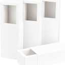 BENECREAT 16PCS White Kraft Packaging Drawer Box 4x2x1.4 Inch Cardboard Present Box for Lipstick, Small Perfume Essential Oil Bottle