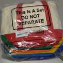 Eccliy 12 Pcs Mini Canvas Tote Bags 13" x 11" x 6" Small Tote Shopping Bag Bulk with Pocket Handle Blank Heavy Duty Reusable Canvas (13" X 11" X 6",Stylish Color)