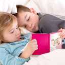 CRANBURY Small Photo Album 5x7 (Pink), 2-Pack Plastic Photo Book, 24 Pockets Show 48 Pictures, Mini Picture Binder with Customizable Album Cover, 5 x 7 Clear Sleeves