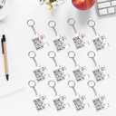 Team Appreciation Gifts for Employee Coworker Staff Bulk, Teamwork Thank You Gift Set Puzzle Piece Acrylic Keychains