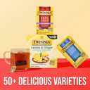 Twinings Earl Grey Lavender Black Tea Individually Wrapped Bags, 20 Count (Pack of 6), Citrus, Bergamot & Floral, Caffeinated, Enjoy Hot or Iced, 120 Teabags