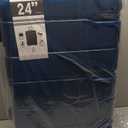 Coolife Luggage Expandable(only 24") Suitcase PC+ABS Spinner Built-In TSA lock 24in Carry on