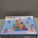 MAGBLOCK Magnetic Tiles 176Pcs Marble Run Children's Educational Toys for Developing Mathmatics and Physics Skills and for Developing Creativity and Imagination Toys for Kids Age 8 9 10+ Years Old