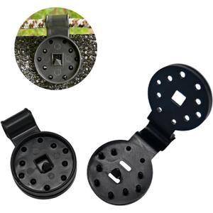 OULIGET Sunshade Net Fixing Clip,Round Shade Cloth Plastic Clips,Shade Fabric Clips Attachment,Shade Netting Fabric Accessories,20 Pieces.