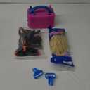 Patelai Electric Balloon Pump with 100 Clear Long 260 Balloons for Tying Arch 10 Balloon Arch Clips Portable Dual Nozzle Air Pump Blower with Tying Tool for Birthday Wedding Baby Shower Party Supplies