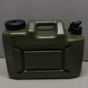 Camping Water Jug, 5 Gallon Water Container with Spigot BPA Free Portable Military Green Emergency Water Tank Outdoor Camping Essentials