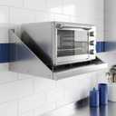 Large Stainless Steel Microwave Shelf, 18"x24" Heavy Duty Shelf, 18x24x11 inches