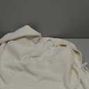 Holidays Knitted Tree Skirt Soft Fabric Round Christmas Base Covers Decoration Handwoven Trees Carpet for Home Christmas Skirt (White 24 Inches)