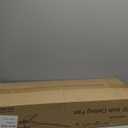 60" Ceiling Fans Without Light, Solid Wood Ceiling Fan No Light with Remote Control and DC Motor, Outdoor Ceiling Fan with 3 Blades, Outdoor fan for Patios - Deep Brown