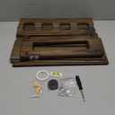 Wooden WiFi Router Storage Box - Standard Wall Mountable Decorative Modem Shelf Hider Cover with Cable Management System - Home Organization Solution for Routers Up to 11" Tall - Espresso Brown