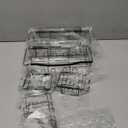 EUDELE Adhesive Shower Caddy, 5 Pack Rustproof Stainless Steel Bath Organizers With Large Capacity, No Drilling Shelves for Bathroom Storage & Home Decor (XL size, Black)