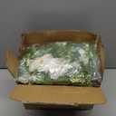 4 Pack Artificial Eucalyptus Flower Garland with White Roses, Faux Floral Greenery Garland Fake Flower Vines for Wedding Party Centerpiece Table Runner Arch Party Backdrop Decor (4PCS, White)