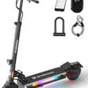 ECOROAD Electric Scooter,25MPH-32MPH, 18-50 Miles Range, 330LBS Load, Off-Road Tires, RGB Lights & APP Control