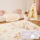 Joypony Baby Play Mat 71x59 Inches, Foldable Play Mats for Babies and Toddlers, Waterproof & Anti-Slip Portable Baby Floor Mat for Tummy Time, Baby Mat for Floor with Travel Bag for Indoor Outdoor