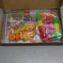 Cholemy 84 Pcs Fall Pumpkin Party Favor Thanksgiving Party Supplies Pumpkin Maple Stationery Set Notebook Sticker Stamper Eraser Ruler Pencil for Autumn Baby Shower Birthday Gift Prize