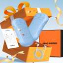 OLV Hand Warmers Rechargeable 2 Pack Strong Magnetic 18Hrs Longer Heating Portable Pocket-Sized Hand Warmer 6000mAh USB Hot Heater Birthday Gifts for Men Women Camping,Golf,Hunting,Travel Essentials