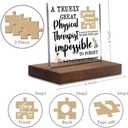 A Truly Great Physical Therapist Sign Decor, Thank You Appreciation Gifts for Physical Therapist Week Graduation Christmas Birthday Office Desk Decor Decorative Signs Plaque YPT13