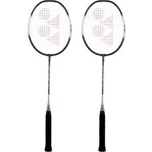 YONEX ZR 100 Light Aluminum Blend Badminton Racquet with Full Cover, Set of 2, One Size