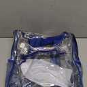 Trail maker Clear Backpack Heavy Duty with Padded Straps, Side Pockets for Kids, Boys, Girls, School, Stadium Approved Events (Blue)