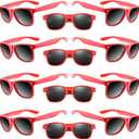 ASTARON 12 Pack Party Sunglasses Bulk Neon Party Favors for Beach Wedding Party Pool Supplies