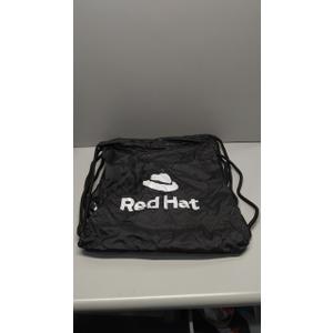 Red Hat Drawstring Bags with Name Logo Text, Personalized Drawstring Pouch Bulk,  Drawstring Bag, Medium 2pcs