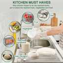 HANZENMA Roll Up Dish Drying Rack Over The Sink Kitchen Roll Up Sink Drying Rack Multipurpose Foldable Sink Drying Mat, Heat-Resistant, Anti-Slip & Anti-Rust Dish Rack for Kitchen, 20.5" x 13", White, Rectangle: 20.5" x 13"