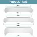 29325760166 Replacement Refrigerator Door Shelf Kit for Dometic rv Refrigerator Parts, Fits Dometic Refrigerator Freezer/Upper/Bottom Door Shelf