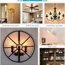 Ascher E12 LED Classic Candelabra Clear Light Bulb, 4W, Equivalent 40W, Warm White 2700K, Non-Dimmable, Filament Clear Glass, Pack of 5