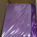 Laser Cut Lace Wedding Invitations Card Kits with Envelopes Blank Inner Sheet Ribbon Bow for Anniversary Invite Marriage Bridal Shower Engagements Sweet 21 Birthday and Graduation Party 20pcs (Purple