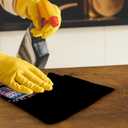 2 x Funny Beer 4th of July Kitchen Towels, American Flag Patriotic Beer Dish Tea Towels for Bar Kitchen Decor, Red White and Blue Independence Day Decorative Hand Towels for Bathroom, 16x24 Inch