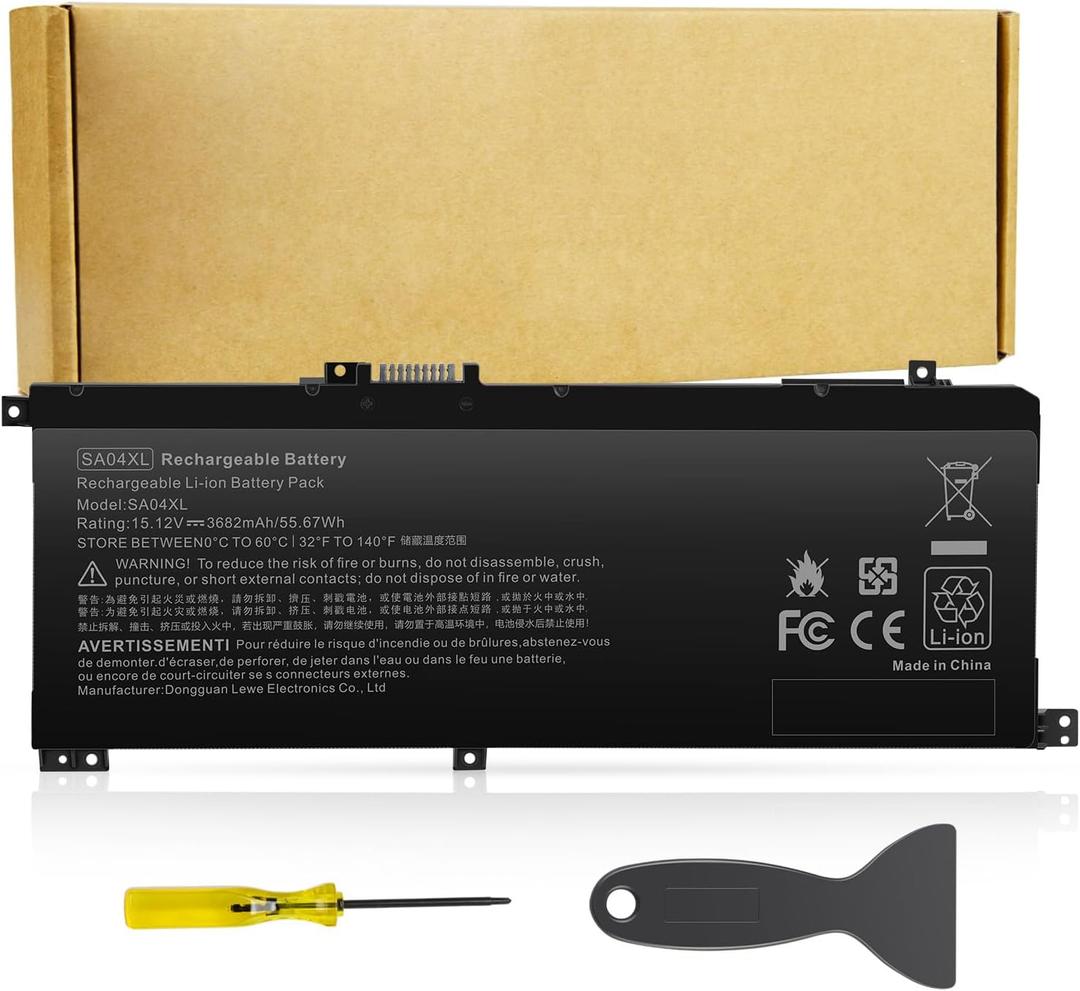 Futurebatt SA04XL SA04055XL L43267-005 Battery Replacement for HP Envy X360 15-DR 15T-DR 15M-DR 15M-DS 15-DS 15Z-DS 17-CG 17T-CG 17M-CG Series HSTNN-OB1G HSTNN-OB1F SAO4XL