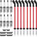 8Pcs 41-110 Iridium Spark Plugs & M8-48322 10.4mm Silicone Spark Plug Wires Compatible with Chevy Silverado Suburban Tahoe, GMC Envoy Sierra Savana Yukon, Cadillac, Hummer, 5.3L 6.0L 6.2L V8 LS Truck