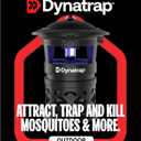 Dynatrap DT1130SR 1/2 Acre Mosquito & Flying Insect Outdoor Trap and Killer Kills Mosquitoes, Flies, Wasps, Gnats, & Other Flying Insects - Bug Zapper Alternative Black
