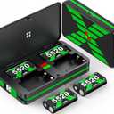 4x5520mWh Controller Battery Pack for X-Series X/S, DXKK Rechargeable Battery for X1/One S/One X/One Elite Controller Charger Batteries