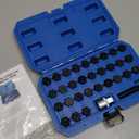 32 PCS Wheel Lock Key Set Compatible with Mercedes Benz, CR-Mo Wheel Lock Removal Kit, Locking Lug Nut Master Key Set for Mercedes Benz