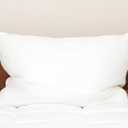 White Duck Down & Feather Pillow - Pillows with Soft-Medium Support for Side & Back Sleepers Standard Size