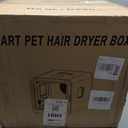 70L Automatic Pet Dryer Box - Dog Cat Blow Dryer Dog Drying Machine Kennel Dryer Grooming Quick Dog Dryer for Cats and Small Dogs Quiet Adjustable Grooming Dryer with Airflow and Temperature Control