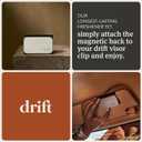 Drift Car Air Freshener - The Original Stone Air Freshener - Car Odor Eliminator - Long Lasting Scent - Metal Clip - Essential Oils - Clean Ingredients - Grove Scent 3 Pack Refill - NO CLIP INCLUDED