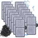 15 Packs Ef-S Filter Cartridges Compatible with Top Fin Bf5 Bettaflo and Ef-S Element Fish Tank Filter Cartridge
