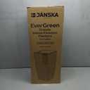 Mueller M-Resin Heavy Duty Tall Planters for Outdoor Plants, Indoor Grande Plant Pots, Boxes, Trees, Flower Pots, 2-Piece Set, 24, Modern Design, Built-in Drainage, Front Porch Decor, Dark Gray