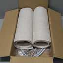 Large Drum Lamp shades Set of 2 Oatmeal Linen Lampshade 16" Top x 16" Bottom x 12" High (Spider) Farmhouse Lampshade for Table & Floor Lamp - Lampshades Replacement By GO&SO