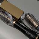 Beautimeter Hair Dryer Brush 3-in-1 Hair Styler, Rotating Blow Dryer Brush with 2-Inch and 1.5-Inch Brushes (Gold)